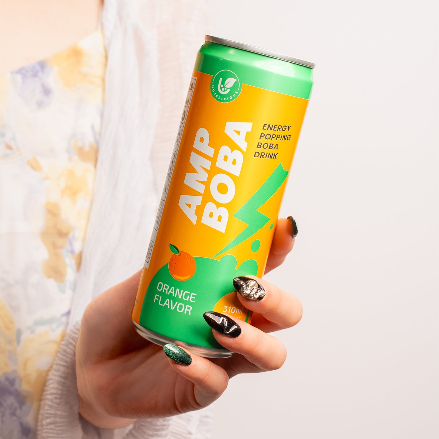 AMPBOBA – Energy Popping Boba Drink (Orange) | 310ml